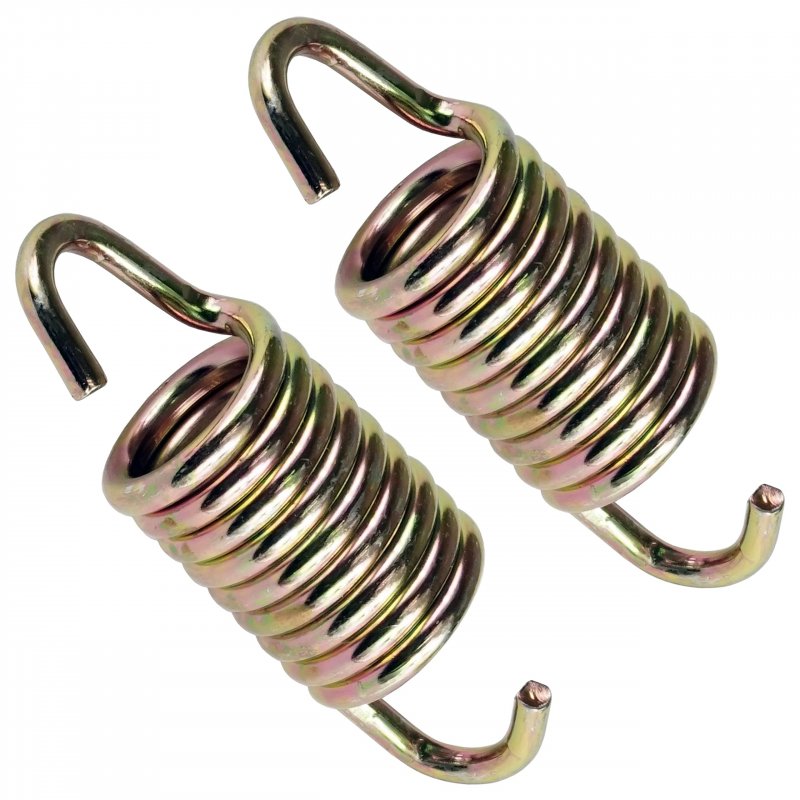 Caltric 2x Exhaust Muffler Spring For Polaris Ranger 800 Efi 4x4 6x6 2010 2011