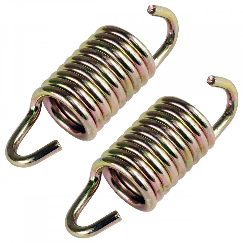 Caltric 2x Exhaust Muffler Spring For Polaris Ranger 800 Efi 4x4 6x6 2010 2011