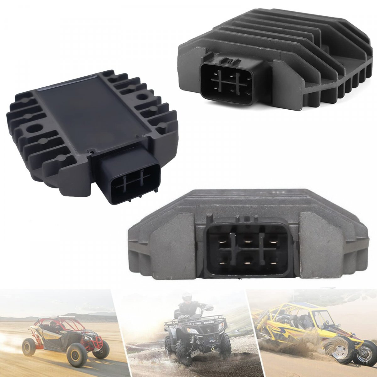 Glenparts Voltage Regulator Rectifier Replaces For Yamaha Xp500 T-max 2009 2010 2011 Xp 500 Xv1600 Road Star 1999 2000 2001