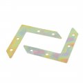 Uxcell Picture Frame L Shape Angle Bracket Flat Plate Fastener Bronze Tone 10pcs