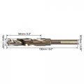 Uxcell Reduced Shank Twist Drill Bits 16mm High Speed Steel 6542 With 10mm For Stainless Alloy Metal Plastic Wood