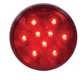 Maxxima M42322r Lightning Red 4 Round Stop Tail Turn Light 