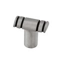 Vicenza Designs K1331 Archimedes Knob With Lines Small Antique Nickel 