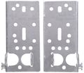 The Hillman Group 852130 6-inch Bottom Lift And Roller Brackets Galvainzed 