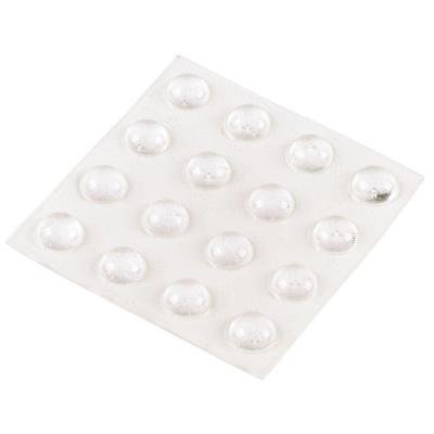 3 8 In Self-adhesive Round Vinyl Pads 16-pack