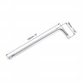 Uxcell Socket Accessory Set Of 2 Pcs 12mm 6-point Shallow 6 L-shape Extension Handle With 1 4 Drive