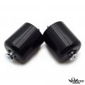Httmt- Usmt220-003-bk-nologo- Cnc Aluminum Billet Bar End Black Compatible With Suzuk Hayabusa Gsx1300r 99-16