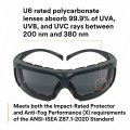 3m Securefit 27341 Foam Grey Scotchgard Anti-fog Lens Plastic Polycarbonate Gray