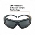 3m Securefit 27341 Foam Grey Scotchgard Anti-fog Lens Plastic Polycarbonate Gray