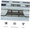 Gatuida 20pcs Advertising Pin Glass Stainless Steel Mirror Nails