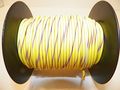 Yellow Violet Striped 18 Ga Awg Gxl Wire 100 Spool For Automotive Truck Motorcycle Rv General Purpose Copper 94 O D Abrasion 