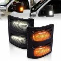 Partsmojo 2pc White Amber Side Mirror Led Lamp Daytime Running Light For 2008 2009 2010 2011 2012 2013 2014 2015 2016 F250 F350