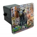 Redwoods National And State Parks California Ca Animals Bear Deer Cougar Bobcat Tow Trailer Hitch Cover Plug Insert