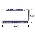 University Of South Alabama Alumni Logo Full Size Standard License Plate Metal Frame