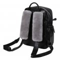 Dotesy Auto Genuine Sheepskin Seat Belt Cover Universal Fuzzy Pure Wool Car Seatbelt Shoulder Pads For Adults Kids Children