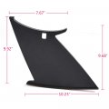 2pc Two Rear Wing Spoiler Stabilizer Replacement For Subaru Impreza Wrx Sti 2011 2012 2013 2014 Black