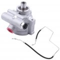 Ocpty 20-991 26095037 Power Steering Pump Kit Fits 2002-2006 For Gmc Envoy Xl Chevrolet Trailblazer Ext With Pressure Hose