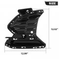 Front Bumper Grill Fog Light Cover With Hole For Chevy Equinox Rs 2021 2022 2023 Left Side Glossy Black Abs Part Number