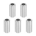 5pcs Aluminum Spacer 1 2 Od X 5 16 Id 1-3 Length Screw Standoff Bushing Plain Finish Unthreaded Round Metal For Screws Bolts 