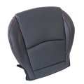 Front Driver Side Bottom Replacement Perforated Leather Seat Cover Black For Mazda 3 2014 2015 2016 Microfiber With 0 5 In Foam 