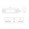 Uxcell M4x10 Female-female Hex Brass Pcb Motherboard Spacer Standoff For Fpv Drone Quadcopter Computer Circuit Board 15pcs