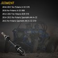 Ocpty Cv Joint Half Axle Drive Shaft Assembly Compatible With 2012-2017 For Polaris Sportsman Ace 500 570 900 Rzr Rear Left