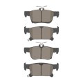 Front Brake Pads For Buick Envision 2016 2017 2018 2019 2020 Ceramic Friction Mechanical Pad Wear Sensor 2 13 Inner Height 4 85 
