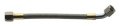384030 Brake Hose Assembly 8 An Straight X 45 Degrees Ptfe Stainless Braided 30 In Long With Steel Nut Fittings 