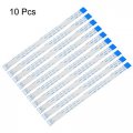 Uxcell Flexible Flat Cable 150mm 1mm Pitch 8 Pins Fpc Ffc Ribbon For Lcd Tv Dvd Player 10pcs B Type