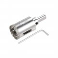 Uxcell Diamond Drill Bit 28mm Glass Hole Saw Core With Spotting For Ceramics Porcelain Tile Bottles Pots Brick