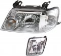 Driver Side Headlight Kit For Mercury Mariner 2005 2007 Halogen With Bulbs And Fog Light Replaces 5e6z13008ba 5e6z15200ba Pfm 