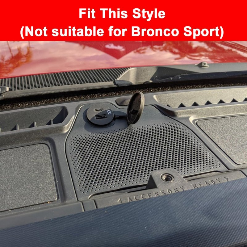 Anti Slip Silicone Dashboard Mat Ford Bronco 21 2022 2023 2024 2025 2026 Interior Dash Pad Liners For 2 Door And 4 Cyber Orange