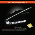 Akkon Fits 2017-2018 Nissan Murano Led Drl Running Projector Chrome Headlight Driver Left Side Replacement 17 18