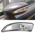 Door Wing Mirror Indicator Lens Clear Rearview Backup Light Cover For Ford Fiesta Mk7 Mk7 5 2009-2017 Left