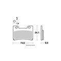 Vesrah Racing Sintered Metal Brake Pads 
