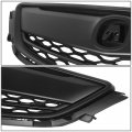 Ac1202106 Factory Style Front Bumper Grill Grille Assembly Compatible With Acura Tlx 2015-2017 Matte Black
