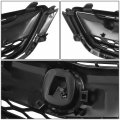 Ac1202106 Factory Style Front Bumper Grill Grille Assembly Compatible With Acura Tlx 2015-2017 Matte Black