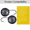 Waltyotur 2x Motorcycle Headlights Replacement For Yamaha Banshee Warrior Wolverine Big Bear Kodiak 1987-2006 Lens Bulbs Lights