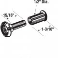 Prime-line Mp4178 Door Viewer 160 Degree 1 2 In Diameter Polished Brass Finish Single Pack