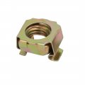 Uxcell 20pcs M10 Carbon Steel Captive Cage Nut Brass Tone For Server Shelf Cabinet