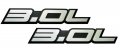 Erpart 3 0l Liter Embossed Silver On Black Highly Polished Real Aluminum Auto Emblem Badge Nameplate Compatible With Acura Bmw