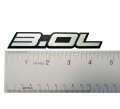 Erpart 3 0l Liter Embossed Silver On Black Highly Polished Real Aluminum Auto Emblem Badge Nameplate Compatible With Acura Bmw
