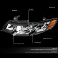 Auto Dynasty Oe Style Black Housing Amber Corner Headlight Head Lamps Tool Kit For Forte 10-13