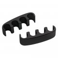 Billet Specialties 69681 4-floating Wire Separator Black Pair 