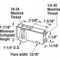 Prime-line Mp1541 1-1 4 In Steel Roller Assembly With Ball Bearing And Plain Back Housing For Blomberg Single Pack