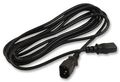 Spc19909 Power Cord Iec320c 13 14 12 Ft 10a Black 120 Volts Type B Plug 