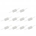 Tsnamay 5w 470 Ohm Power Resistor Ceramic Cement Axial Lead White 10 Pcs 