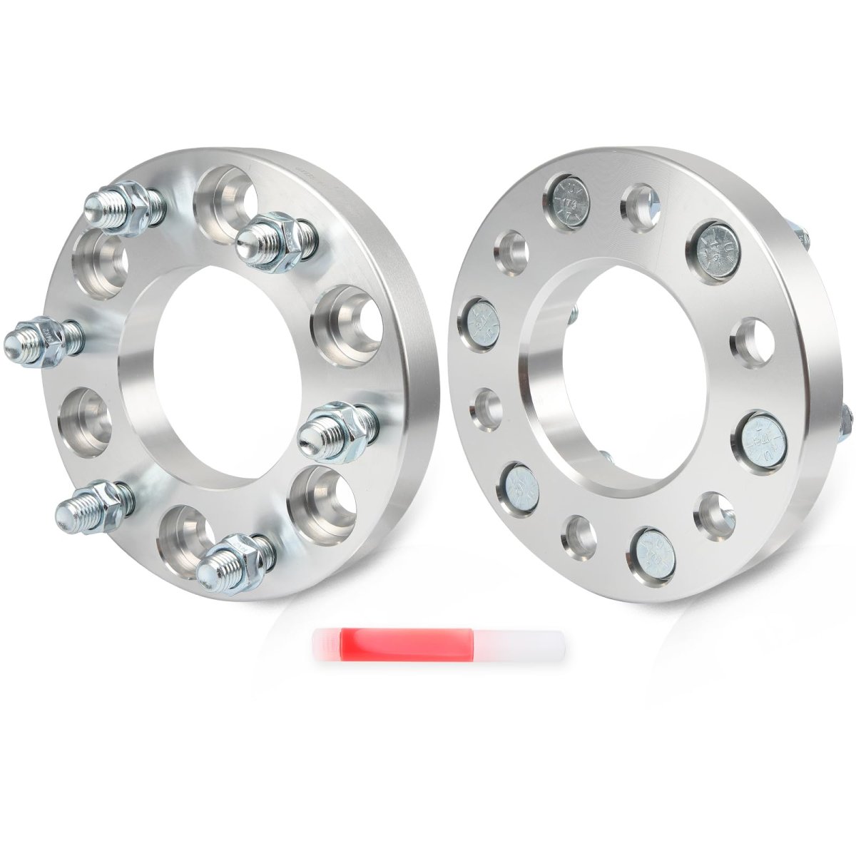 2pcs 6x135 To 6x5 5 Wheel Adapters 1 14x2 Studs 87 18mm Hub Bore Forged 6 Lug Fit 2003-2013 Ford Expedition 2004-2013 For F-150