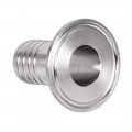 Uxcell Clamp Hose Adapter 1 988 Inch Flange To Barb Fitting 2 Pcs