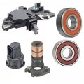 Alternator Rebuild Kit For John Deere Combine 9570 9670 9770 9870 Regulator Brushes Bearings Slip Ring Tolerance Cap 12796rk 